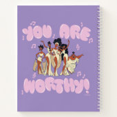 The Muses - You Are Worthy Notebook ノートブック (裏面)