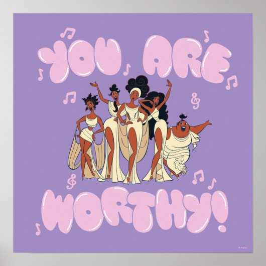 The Muses - You Are Worthy Poster ポスター (正面)