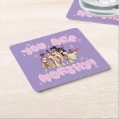 The Muses - You Are Worthy Square Paper Coaster スクエアペーパーコースター (アングル)