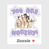 The Muses - You Are Worthy Sticker シール (シート)