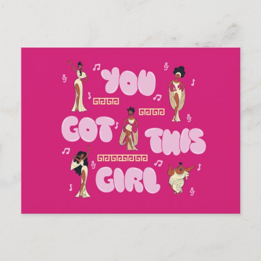 The Muses - You Got This Girl Postcard ポストカード (正面)