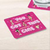 The Muses - You Got This Girl Square Paper Coaster スクエアペーパーコースター (アングル)