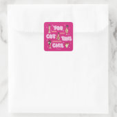 The Muses - You Got This Girl Square Sticker スクエアシール (バッグ)
