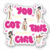 The Muses - You Got This Girl Sticker シール (正面)