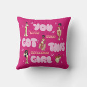 The Muses - You Got This Girl Throw Pillow クッション (裏面)