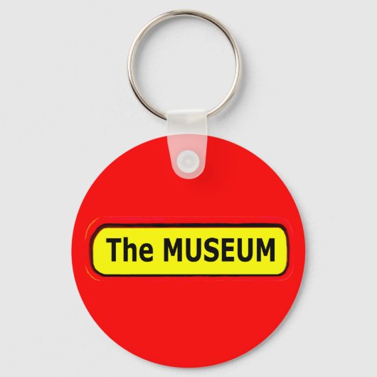 THE MUSEUMロゴザズレ美術館 キーホルダー (正面)