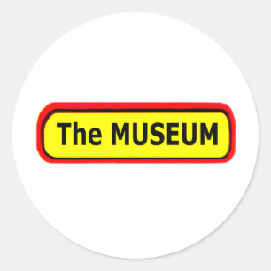 THE MUSEUMロゴザズレ美術館 ラウンドシール
