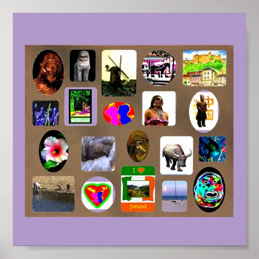 THE MUSEUM Zazzle jGibney MY ART Poster1 ポスター (正面)