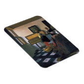 The Music Lesson、ファン・デルフト、Johannes Vermeer氏 マグネット (右側)