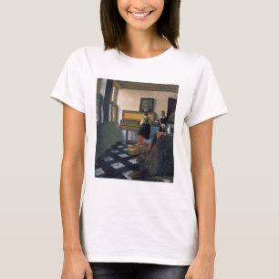 The Music Lesson、ファン・デルフト、Johannes Vermeer氏 Tシャツ