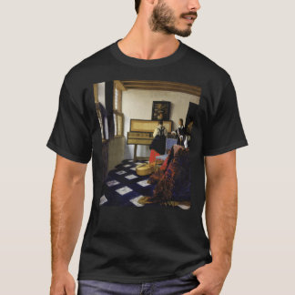 The Music Lesson (1665) - Johannes Vermeer クラシックTM Tシャツ