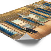 The Music Room of Buckingham Japanese Woodblock Pr ポスター (角)