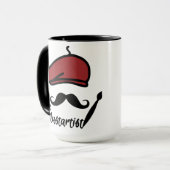 The Mustartist mug – 選択スタイル&カラー マグカップ (正面左)