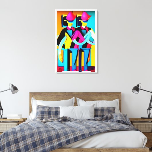 The Muster Drill キャンバスプリント (インサイチュ (寝室))