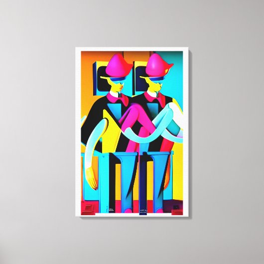 The Muster Drill キャンバスプリント (正面)