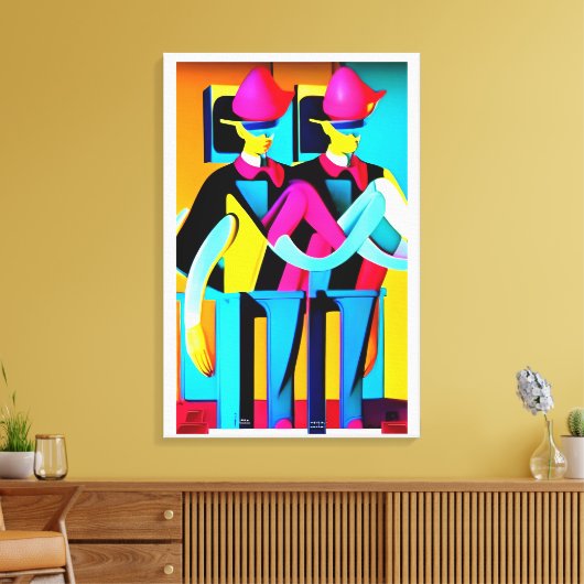 The Muster Drill キャンバスプリント (インサイチュ (リビング))