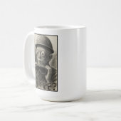 The Mutant Big Eyes Radioactive Mug コーヒーマグカップ (正面左)