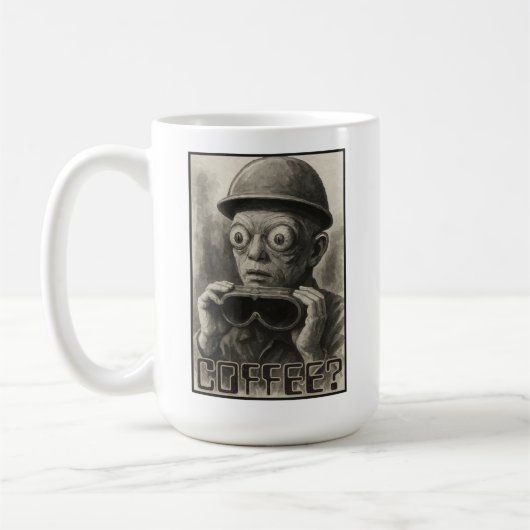 The Mutant Big Eyes Radioactive Mug コーヒーマグカップ (左)