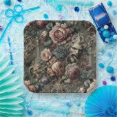 The Myrrh Man’s Prophecy – Gothic Victorian Design ペーパープレート (パーティー)