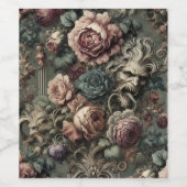 The Myrrh Man's Prophecy – ゴシックビクトリアンデザイン ワインラベル (シングルラベル)