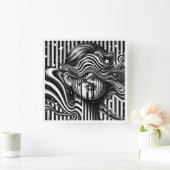 The mystery girl clock スクエア壁時計 (ホーム)