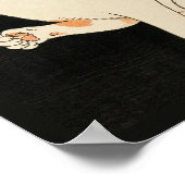 The Mystic Oracle - Japanese Ukiyo-e Cat Wall Art ポスター (角)
