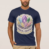 The Mystic Prism | エンチャントクリスタルクラスターグラフ Tシャツ (正面)