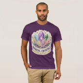The Mystic Prism | Enchanted Crystal Cluster Graph Tシャツ (正面フル)