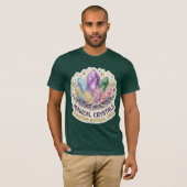 The Mystic Prism | Enchanted Crystal Cluster Graph Tシャツ (正面フル)