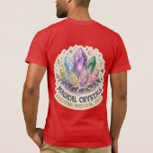 The Mystic Prism | Enchanted Crystal Cluster Graph Tシャツ (裏面)