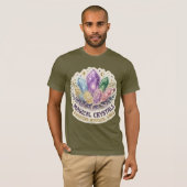 The Mystic Prism | Enchanted Crystal Cluster Graph Tシャツ (正面フル)