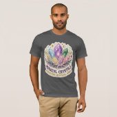 The Mystic Prism | Enchanted Crystal Cluster Graph Tシャツ (正面フル)
