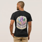 The Mystic Prism | Enchanted Crystal Cluster Graph Tシャツ (裏面フル)