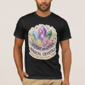 The Mystic Prism | Enchanted Crystal Cluster Graph Tシャツ (正面)