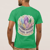 The Mystic Prism | Enchanted Crystal Cluster Graph Tシャツ (裏面)