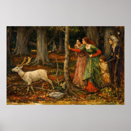 The Mystic Wood by John William Waterhouse ポスター (正面)