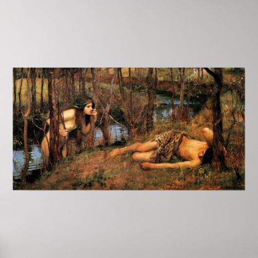 The Naiad by John William Waterhouse ポスター (正面)