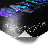 The Name Nathan - Name in Lights (Photograph) フォトプリント (角)