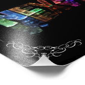 The Name Nevaeh – ライトの名前（写真） フォトプリント (角)