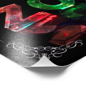 The Name Zoe - Name in Lights (Photograph) フォトプリント (角)