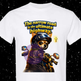 The narrow road - Christian Tシャツ