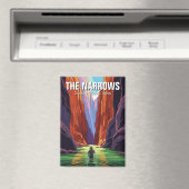 The Narrows in Zion National Park Utah マグネット (インサイチュ (食洗機))