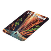 The Narrows in Zion National Park Utah マグネット (左側)