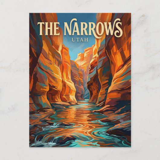 The Narrows USA ポストカード (正面)