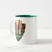 The Narrows Zion National Park Arrowhead ツートーンマグカップ (正面左)