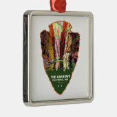 The Narrows Zion National Park Arrowhead メタルオーナメント (右)