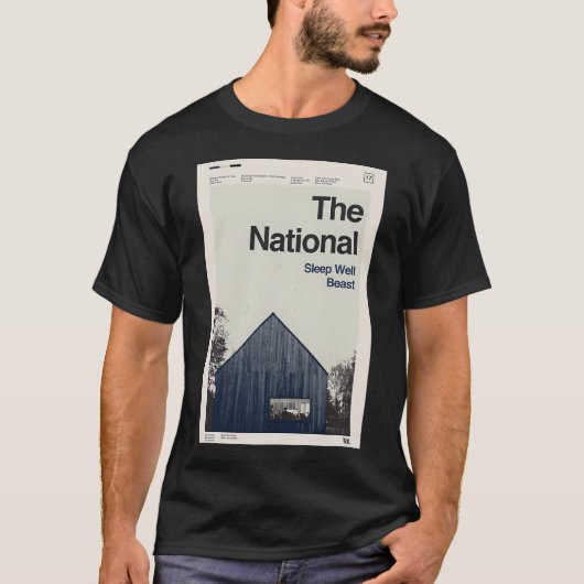 The National - スリープ・ウェル・ビースト Tシャツ (正面)