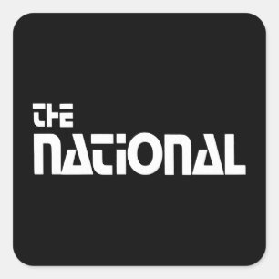 The National - 1980プロモーショングラフィック – ホワイト スクエアシール