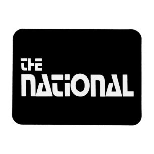 The National - 1980プロモーショングラフィック – ホワイト マグネット