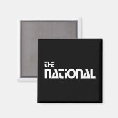 The National - 1980プロモーショングラフィック – ホワイト マグネット (正面/裏面)